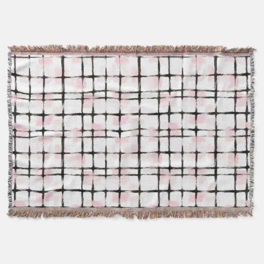 Rosa schwarze Streifen  Decke (Vorderseite)