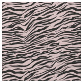 Rosa Schwarze Zebra-Print Stoff (Nahaufnahme)