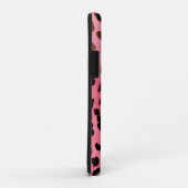 Rosa schwarzer Leopard Abstrakt Case-Mate iPhone Hülle (Hinten/Rechts)