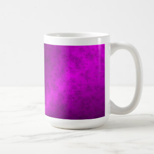 Rosa schwarzer Regenbogen in Elephant Skin Leather Kaffeetasse