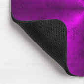 Rosa schwarzer Regenbogen in Elephant Skin Leather Mousepad (Ecke)