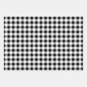 Rosa Schwarzes Buffalo Kariert Nahtlos kariert Geschenkpapier Set (Vorderseite 2)