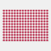 Rosa Schwarzes Buffalo Kariert Nahtlos kariert Geschenkpapier Set (Vorderseite)