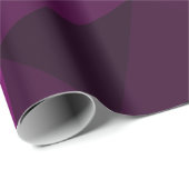Rosa-schwarzes geometrisches Maschenmuster Geschenkpapier (Rolleneckpunkt)