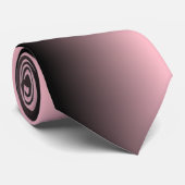 Rosa Schwarzes Ombre Hintergrund Krawatte (Gerollt)