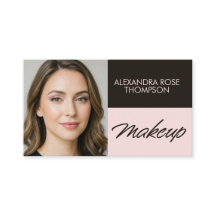 Rosa-schwarzes Schrift-QR-Code-Social-Icon-Makeup