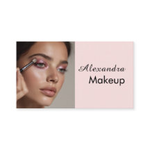 Rosa-schwarzes Schriftfoto-Make-up 