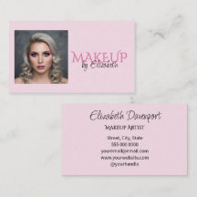 Rosa-schwarzes Schriftfoto-Make-up