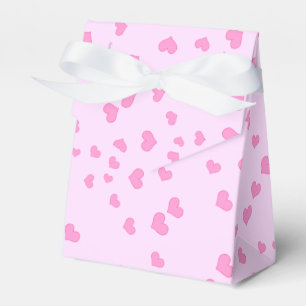Rosa schwebende Herzen Geschenkschachtel