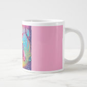 Rosa Schwein der Cowboy Jumbo-Tasse (Rechts)