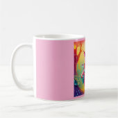 Rosa Schwein Der Cowboy Kaffeetasse (Links)