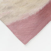 Rosa Schwein-Fleece Fleecedecke (Ecke)