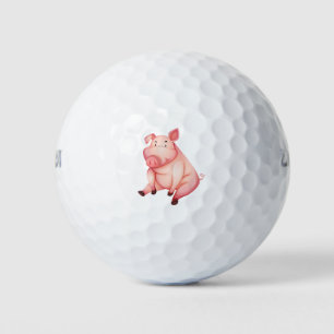 Rosa Schwein Golfball
