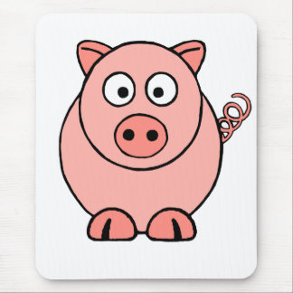 Rosa Schwein Mousepad