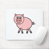 Rosa Schwein Mousepad (Mit Mouse)