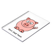Rosa Schwein Notizblock (Linke Seite)