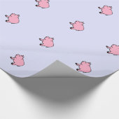 Rosa Schwein, Packpapier, 30" x 6' Geschenkpapier (Ecke)