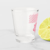 Rosa Schwein-Schnapsglas Schnapsglas (Links)