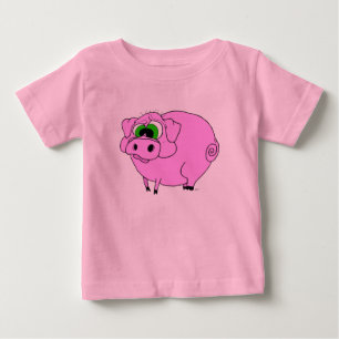 Rosa Schwein-T - Shirt