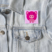 Rosa Schwein-T-Shirts und Geschenke Button (Beispiel)