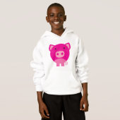 Rosa Schwein-T-Shirts und Geschenke Hoodie (Vorne ganz)