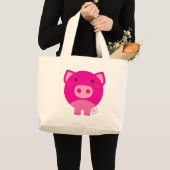 Rosa Schwein-T-Shirts und Geschenke Jumbo Stoffbeutel (Vorderseite (Produkt))
