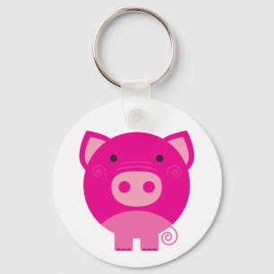 Rosa Schwein-T-Shirts und Geschenke Schlüsselanhänger
