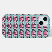 Rosa Schweine Case-Mate iPhone Hülle (Rückseite (Horizontal))