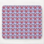 Rosa Schweine Mousepad (Vorne)