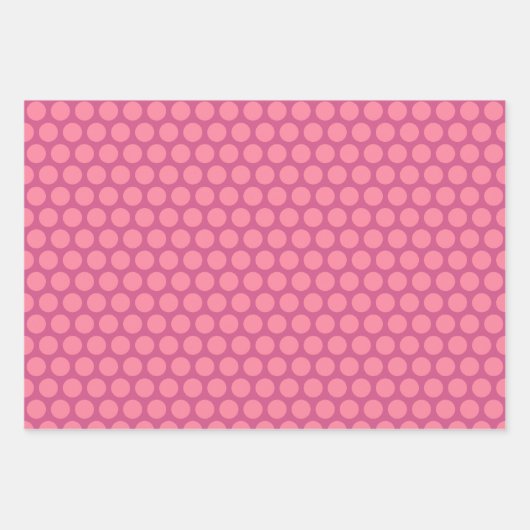 Rosa Schweine Streifen Streifen Papierstreifen Set Geschenkpapier Set (Vorderseite 3)