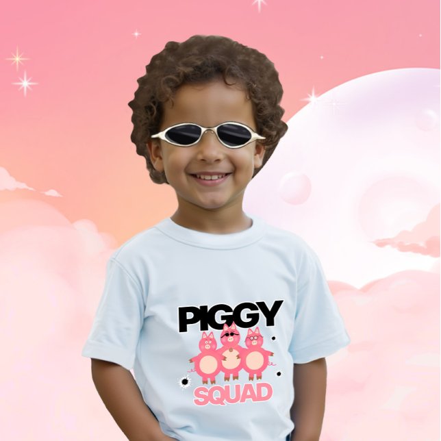 Rosa Schweinekuppe Baby T-shirt (Von Creator hochgeladen)