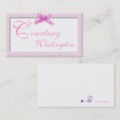 Rosa Schweizer Punkt-Telefonkarte Telefonnummerkarte (Vorne/Hinten)