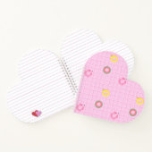 Rosa Schwimmbad und Röhren Notizblock (Innenseite)