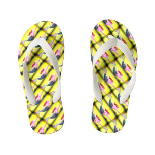 rosa schwimmende Mosaikunterwassermeerjungfrauen Kinderbadesandalen