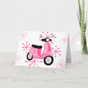 Rosa Scooter Karte