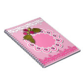 Rosa Scrapbooking Notizblock (Rechte Seite)