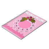 Rosa Scrapbooking Notizblock (Linke Seite)