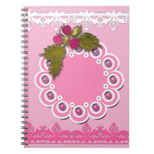 Rosa Scrapbooking Notizblock