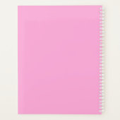 Rosa Scrapbooking Planer (Rückseite)
