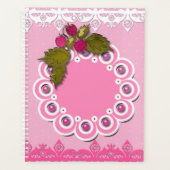 Rosa Scrapbooking Planer (Vorderseite)