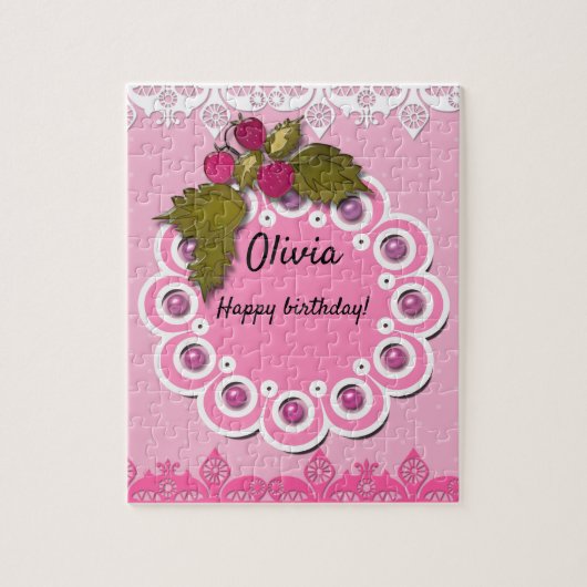 Rosa Scrapbooking Puzzle (Vertikal)