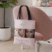 Rosa-Script-Logo-Foto Makeup Studio Tasche