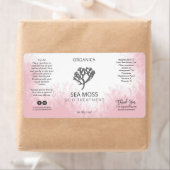 Rosa Sea Moss Hautpflegekennzeichnungen (Insitu)