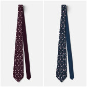 Rosa Sechseck geometrische Navy Krawatte
