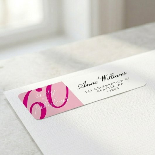 Rosa Sechzig und Fantastisch Skript 60. Geburtstag
