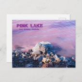 Rosa See Postkarte (Vorne/Hinten)