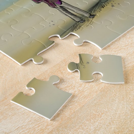 Rosa-See-Schnecke Puzzle (Seite)