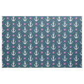 Rosa Seeanker-Gewebe Stoff (Fat Quarter (45,7 x 55,9 cm))