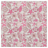 Rosa Seemuster Stoff (Muster)