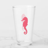 Rosa Seepferd Glas (Rückseite)